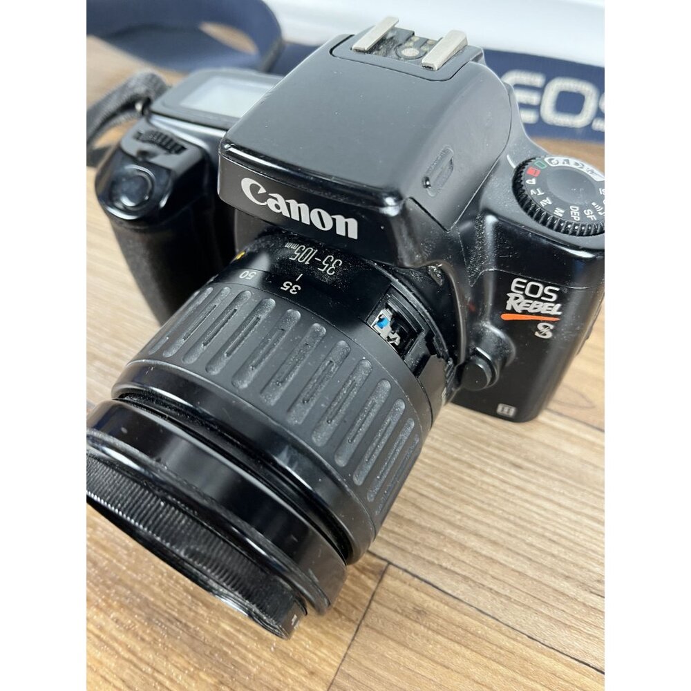 Canon EOS Rebel S II 35mm SLR Film Camera w/ lens. PARTS READ - Picture 7 of 9